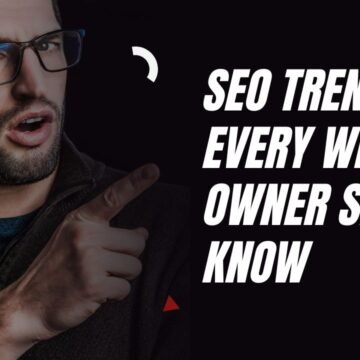Black and Yellow Modern Neon Tech Trends YouTube Thumbnail SEO Trends Every Website Owner Should Know
