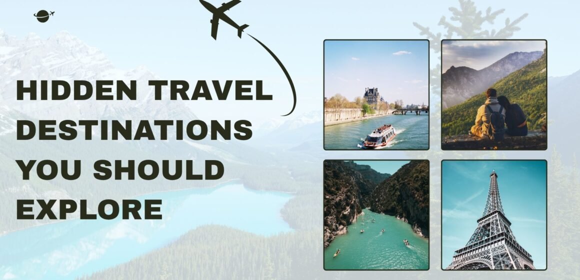 Green and White Modern Travel Agency Presentation Hidden Travel Destinations You Should Explore
