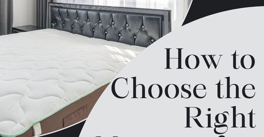 Black and White Minimalist Mattress Brand Store and Sale Promotion Instagram Post How to Choose the Right Mattress for Better Sleep