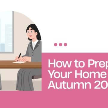 Pink White and Gray Illustrated Job Interview Preparation Presentation How to Prepare Your Home for Autumn 2026