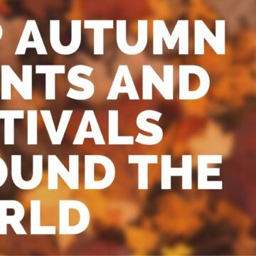 Simple Modern Blurred Autumn Music Festival Flyer Top Autumn Events and Festivals Around the World